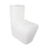 Qtap Crow Унитаз-компакт безободковый, Soft-close (QT05222170W)