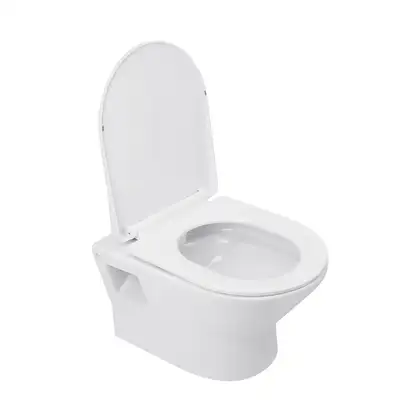 Унітаз підвісний Qtap Lark безобідковий з сідінням Slim Soft-close QT0331159W (QT0331159W) фото 3 Aquada.com.ua Унітаз підвісний Qtap Lark безобідковий з сідінням Slim Soft-close QT0331159W (QT0331159W) фото 3 Aquada.com.ua