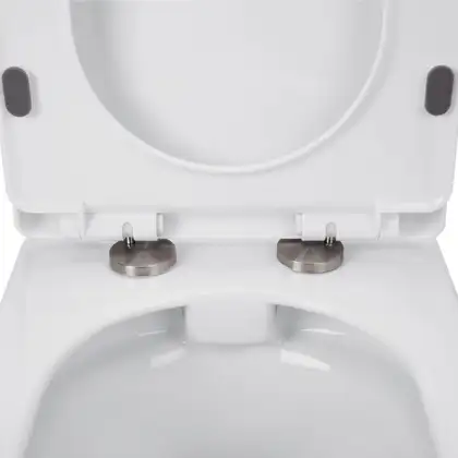 Унітаз підвісний Qtap Lark безобідковий з сідінням Slim Soft-close QT0331159W (QT0331159W) фото 6 Aquada.com.ua Унітаз підвісний Qtap Lark безобідковий з сідінням Slim Soft-close QT0331159W (QT0331159W) фото 6 Aquada.com.ua