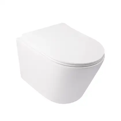 Унітаз підвісний Qtap Swan безобідковий з сідінням Slim Soft-close QT16335178W (QT16335178W) фото 1 Aquada.com.ua Унітаз підвісний Qtap Swan безобідковий з сідінням Slim Soft-close QT16335178W (QT16335178W) фото 1 Aquada.com.ua