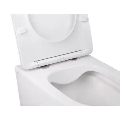 Унітаз підвісний Qtap Swan безобідковий з сідінням Slim Soft-close QT16335178W (QT16335178W) фото 4 Aquada.com.ua Унітаз підвісний Qtap Swan безобідковий з сідінням Slim Soft-close QT16335178W (QT16335178W) фото 4 Aquada.com.ua