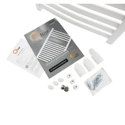 Сушарка рушників водяна Qtap Dias (WHI) P15 800x600 HY (QTDIASWHIP15800600HY) фото 6 Aquada.com.ua