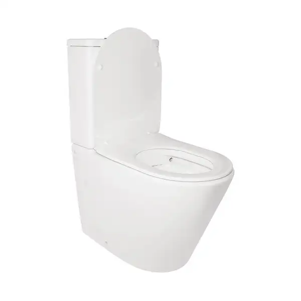 Унітаз-компакт Qtap Stork безобідковий з сідінням Soft-close QT15222179W (QT15222179W) фото 3 Aquada.com.ua