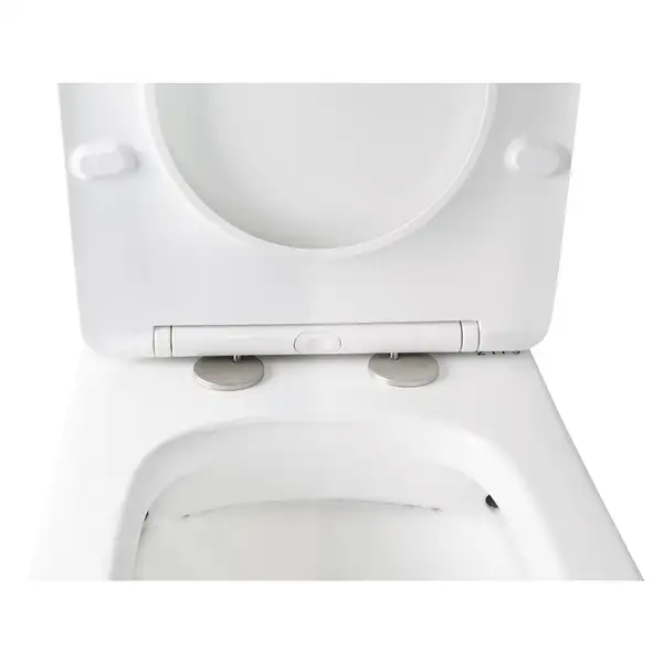 Унітаз-компакт Qtap Stork безобідковий з сідінням Soft-close QT15222179W (QT15222179W) фото 6 Aquada.com.ua