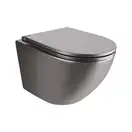 Унітаз підвісний Qtap Robin безобідковий з сідінням Slim Soft-close QT1333046ENRMB (QT1333046ENR
MB) фото 1 Aquada.com.ua