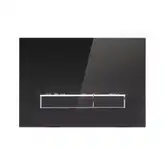 Qtap Nest Панель смыва для унитаза, хром (QT0111V1107GB)