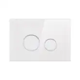 Qtap Nest Панель змиву для унітаза, білий глянець (QT0111V1164GW)