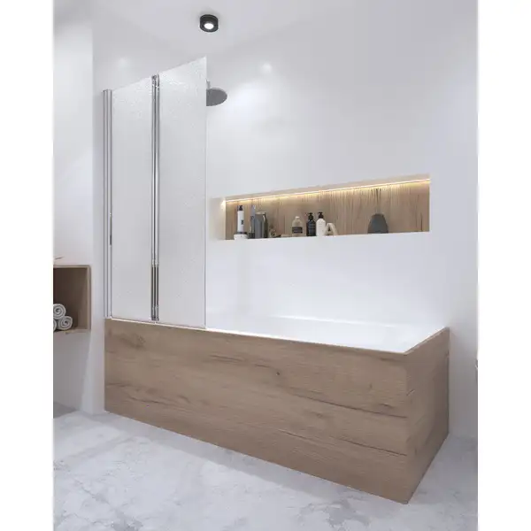 Штора на ванну Qtap Gemini CRM407513RP Pear (GEMCRM407513RP) фото 9 Aquada.com.ua