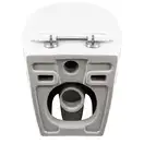 Унітаз підвісний Qtap Leo безобідковий з сидінням Slim Soft-close QT11331002ERW (QT11331002ERW) фото 3 Aquada.com.ua