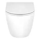 Унітаз підвісний Qtap Scorpio безобідковий з сидінням Slim Soft-close QT1433053ERW (QT1433053ERW) фото 11 Aquada.com.ua