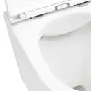 Унітаз підвісний Qtap Scorpio безобідковий з сидінням Slim Soft-close QT1433053ERW (QT1433053ERW) фото 4 Aquada.com.ua
