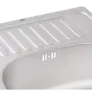 Кухонна мийка Qtap 5848 Micro Decor 0,8 мм (QT5848MICDEC08) (QT5848MICDEC08) фото 6 Aquada.com.ua