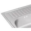 Кухонна мийка Qtap 6550 Satin 0,8 мм (QT6550SAT08) (QT6550SAT08) фото 6 Aquada.com.ua