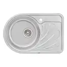 Кухонна мийка Qtap 6744L Micro Decor 0,8 мм (QT6744LMICDEC08) (QT6744LMICDEC08) фото 1 Aquada.com.ua