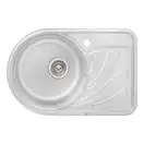Кухонна мийка Qtap 6744L Satin 0,8 мм (QT6744LSAT08) (QT6744LSAT08) фото 1 Aquada.com.ua