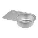 Кухонна мийка Qtap 6744R Micro Decor 0,8 мм (QT6744RMICDEC08) (QT6744RMICDEC08) фото 4 Aquada.com.ua