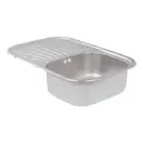 Кухонна мийка Qtap 7448 Micro Decor 0,8 мм (QT7448MICDEC08) (QT7448MICDEC08) фото 4 Aquada.com.ua