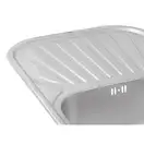 Кухонна мийка Qtap 7448 Micro Decor 0,8 мм (QT7448MICDEC08) (QT7448MICDEC08) фото 6 Aquada.com.ua