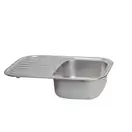 Кухонна мийка Qtap 7448 Satin 0,8 мм (QT7448SAT08) (QT7448SAT08) фото 4 Aquada.com.ua