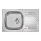 Кухонна мийка Qtap 7850 Micro Decor 0,8 мм (QT7850MICDEC08) (QT7850MICDEC08) фото 1 Aquada.com.ua