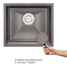 Кухонна мийка Qtap D4843BL Black 2.7/1.0 мм (QTD4843BLPVD2710) (QTD4843BLPVD2710) фото 3 Aquada.com.ua