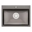 Кухонна мийка Qtap D5843BL Black 2.7/1.0 мм (QTD5843BLPVD10) (QTD5843BLPVD10) фото 1 Aquada.com.ua
