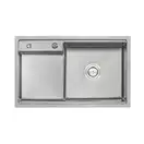 Кухонна мийка Qtap D7848-R Satin 3.0/1.2 мм (QTD7848R3012) (QTD7848R3012) фото 1 Aquada.com.ua