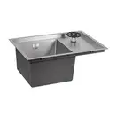 Кухонна мийка з кришкою та омивачем Qtap DC5638 Satin 3.0/1.2 мм (QTDC56383012) (QTDC56383012) фото 5 Aquada.com.ua