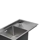 Кухонна мийка з кришкою та омивачем Qtap DC5638 Satin 3.0/1.2 мм (QTDC56383012) (QTDC56383012) фото 7 Aquada.com.ua