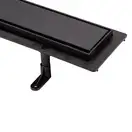 Трап лінійний Qtap Dry Tile304-800MBLA з нержавіючою решіткою 800х70 (QTDRY304800MBLA) фото 7 Aquada.com.ua