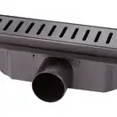Трап лінійний Qtap Dry FF304-600MBLA з нержавіючою решіткою 600х73 (QTDRYFF304600MBLA) фото 4 Aquada.com.ua