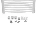 Сушарка рушників водяна Qtap Evia (WHI) P21 1200x500 HY (QTEVIAWHIP211200500HY) фото 10 Aquada.com.ua