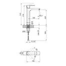 Змішувач для раковини Qtap Lipno 1023H101C (QTLIPNO1023H101C) фото 2 Aquada.com.ua