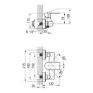 Змішувач для душу Qtap Milada 4027107C (QTMIL4027107C) фото 2 Aquada.com.ua