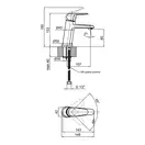 Змішувач для раковини Qtap Olsava 1012107C (QTOLS1012107C) фото 2 Aquada.com.ua