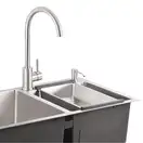 Набір 4 в 1 Qtap кухонна мийка S7843 Satin + змішувач + сушарка + дозатор для миючого засобу (QTS7843SET) фото 11 Aquada.com.ua