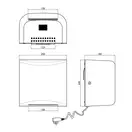 Сушарка для рук Qtap Susici S950MS 950 Вт (QTS950MS) фото 2 Aquada.com.ua