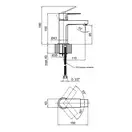Змішувач для раковини Qtap Stenava 10M4310102 (QTST10M4310102) фото 2 Aquada.com.ua
