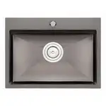 Кухонна мийка Qtap D5843BL Black 2.7/1.0 мм (QTD5843BLPVD10)