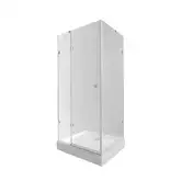 Набір Qtap душова кабіна Capricorn CRM1018RC6 Clear + піддон Unirect 301815 (CAPCRM1018RC6UNIR301815)