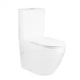 Унітаз-компакт Qtap Robin безобідковий з сидінням Soft-close QT13222141ARW