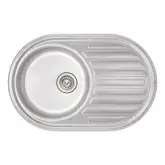 Кухонна мийка Qtap 7750 Micro Decor 0,8 мм (QT7750MICDEC08)