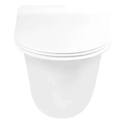 Унітаз підвісний Qtap Virgo безобідковий з сидінням Slim Soft-close QT1833051ERW (QT1833051ERW) фото 12 Aquada.com.ua