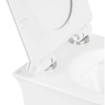 Унітаз підвісний Qtap Virgo безобідковий з сидінням Slim Soft-close QT1833051ERW (QT1833051ERW) фото 5 Aquada.com.ua