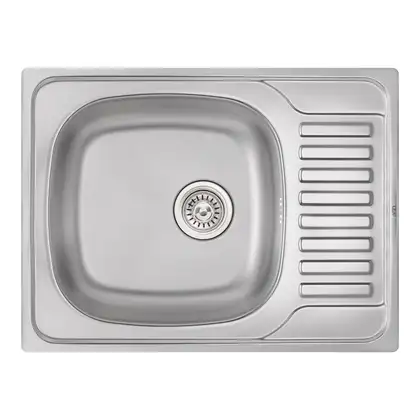 Кухонна мийка Qtap 6550 Satin 0,8 мм (QT6550SAT08) (QT6550SAT08) фото 1 Aquada.com.ua Кухонна мийка Qtap 6550 Satin 0,8 мм (QT6550SAT08) (QT6550SAT08) фото 1 Aquada.com.ua