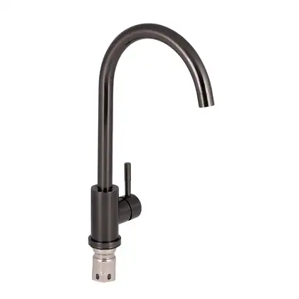 Змішувач для кухні Qtap D007FBL PVD (QTD007FBLPVD) фото 1 Aquada.com.ua Змішувач для кухні Qtap D007FBL PVD (QTD007FBLPVD) фото 1 Aquada.com.ua