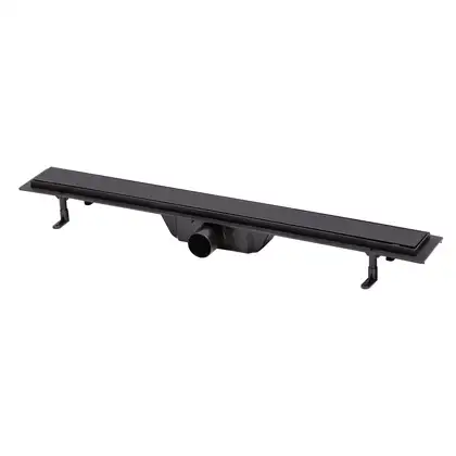 Трап лінійний Qtap Dry Tile304-800MBLA з нержавіючою решіткою 800х70 (QTDRY304800MBLA) фото 1 Aquada.com.ua Трап лінійний Qtap Dry Tile304-800MBLA з нержавіючою решіткою 800х70 (QTDRY304800MBLA) фото 1 Aquada.com.ua