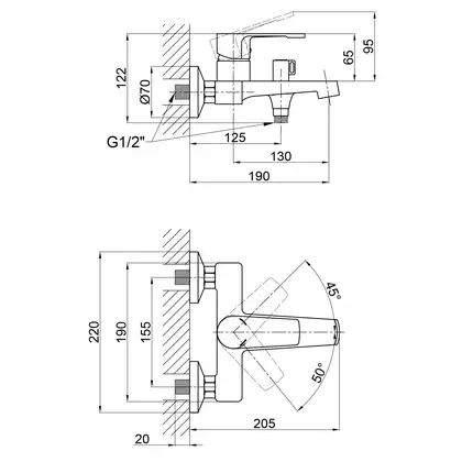 Змішувач для ванни Qtap Vitkov 3019104GC (QTVIT3019104GC) фото 2 Aquada.com.ua Змішувач для ванни Qtap Vitkov 3019104GC (QTVIT3019104GC) фото 2 Aquada.com.ua