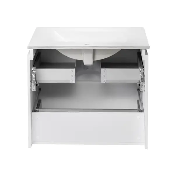 Тумба підвісна з умивальником Qtap Albatross QT0172TP700D3070CW (QT0172TP700D3070CW) фото 4 Aquada.com.ua