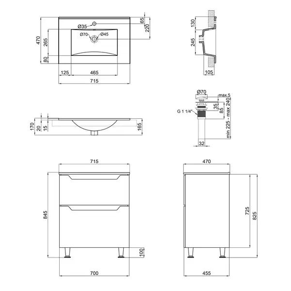 Тумба підлогова з умивальником Qtap Scorpio QT1471TNВ7013070CW (QT1471TNВ7013070CW) фото 2 Aquada.com.ua Тумба підлогова з умивальником Qtap Scorpio QT1471TNВ7013070CW (QT1471TNВ7013070CW) фото 2 Aquada.com.ua